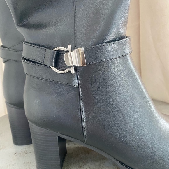 Black genuine leather boots - Picture 4 of 7